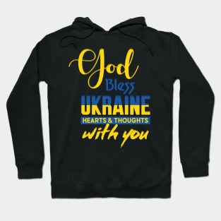 Ukraine Flag, God Bless Ukraine Hoodie